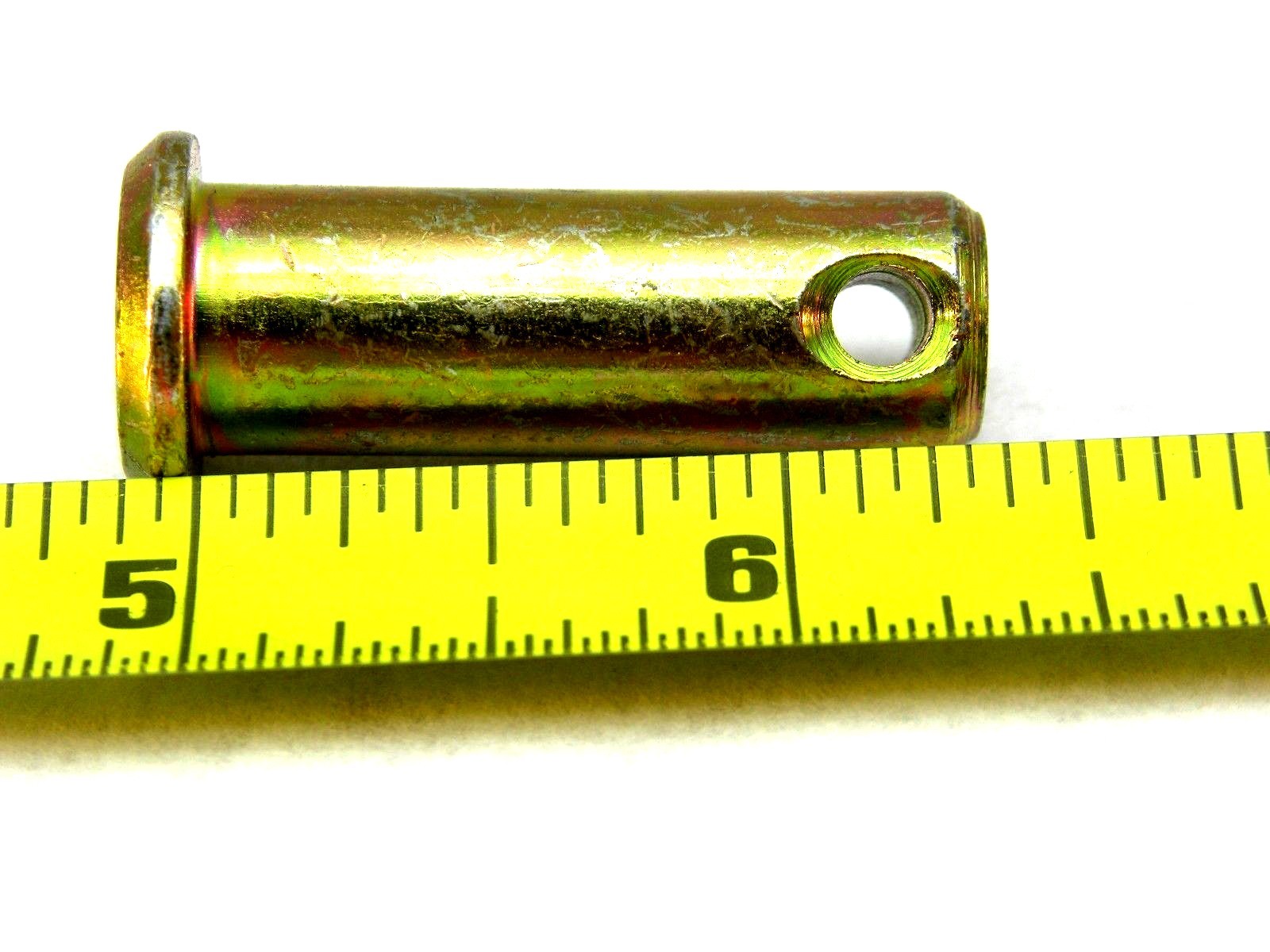 2-10-50-100-200 USA 1/2″ (12MM) X 1-3/8″ (30MM) YELLOW ZINC CLEVIS PIN NH