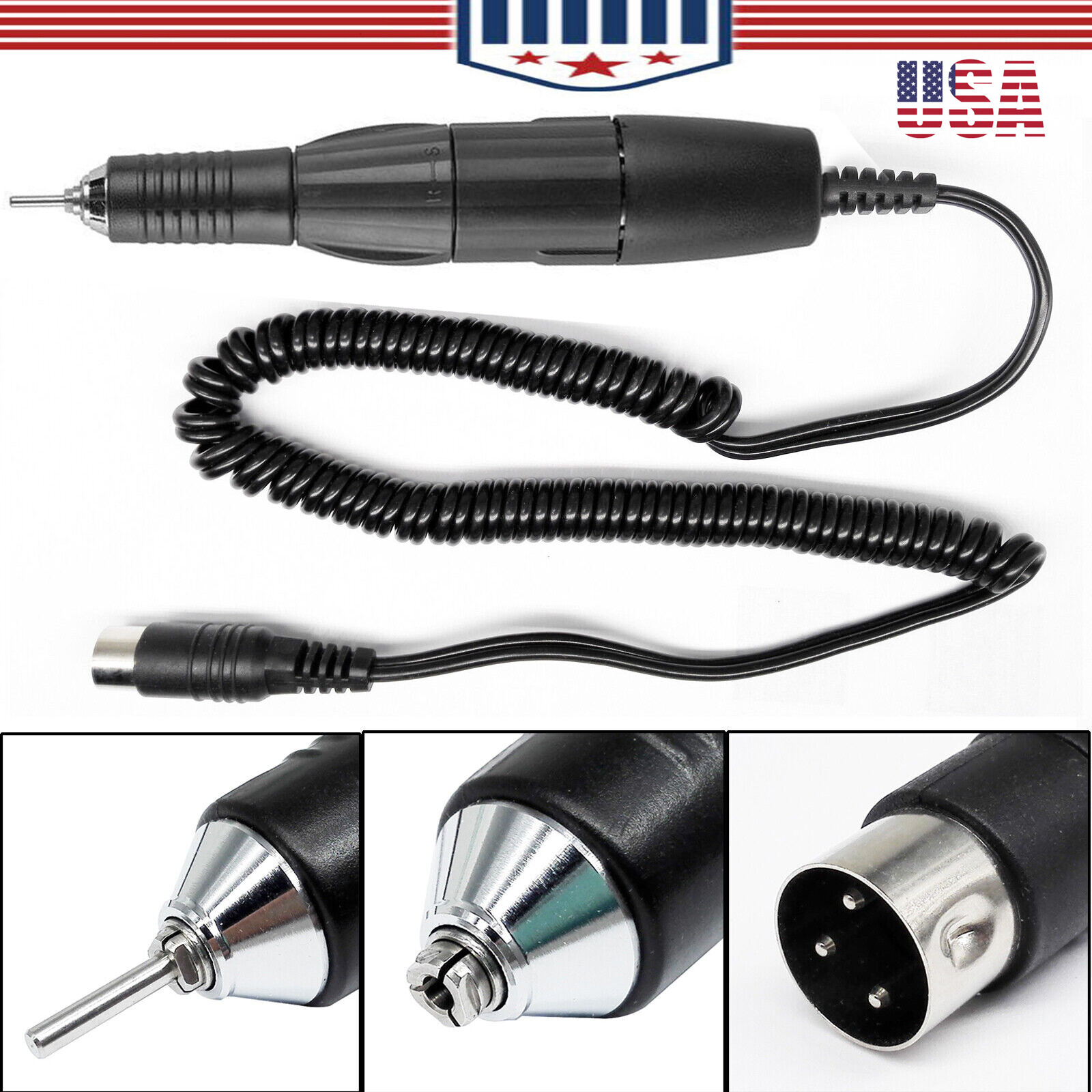 USA Dental Lab Polisher Micro Motor 35K RPM Polishing Handpiece Hand piece