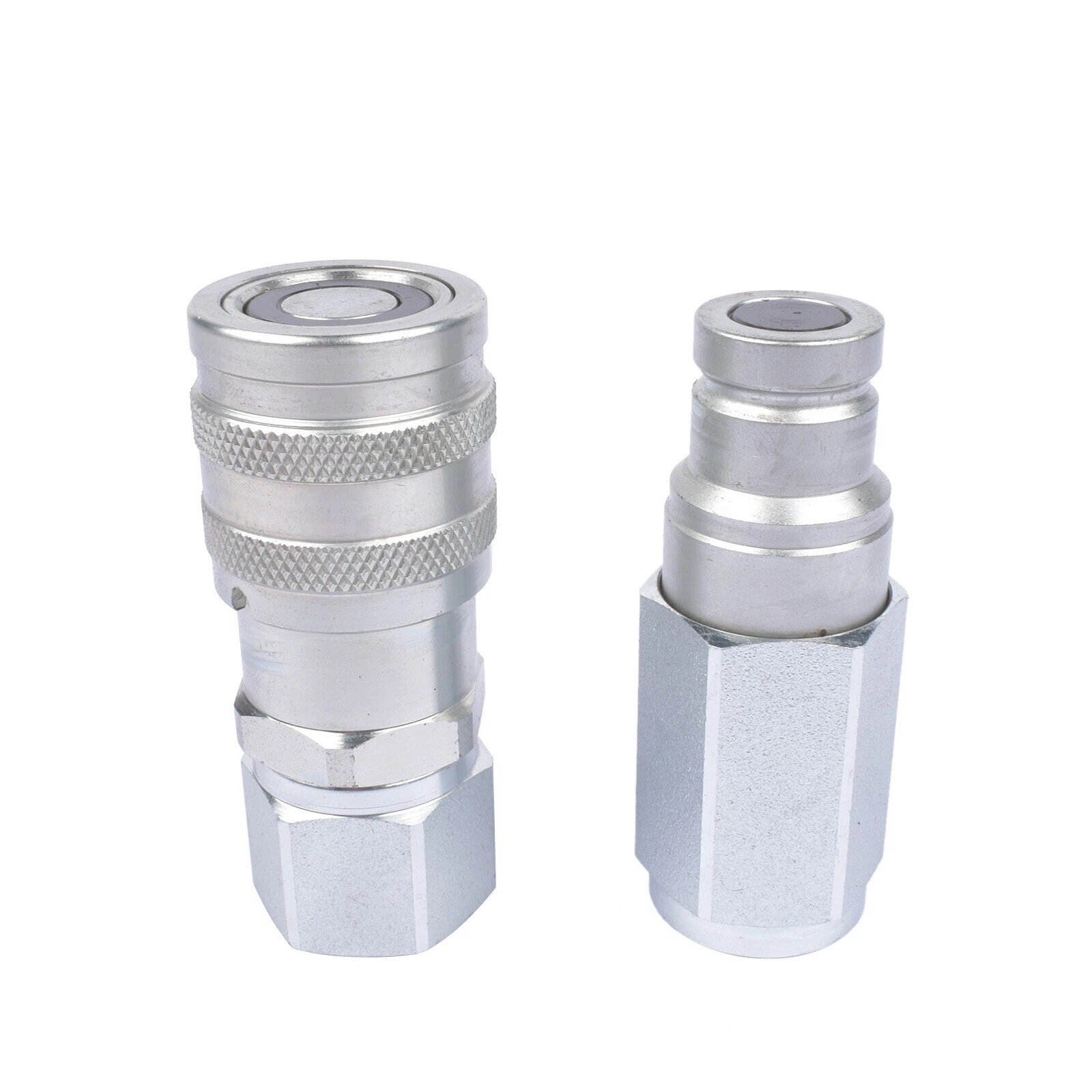 3/8″ Flat Face Hydraulic Quick Connect Coupler Set , 3/8″ NPT Thread FF38M-06N