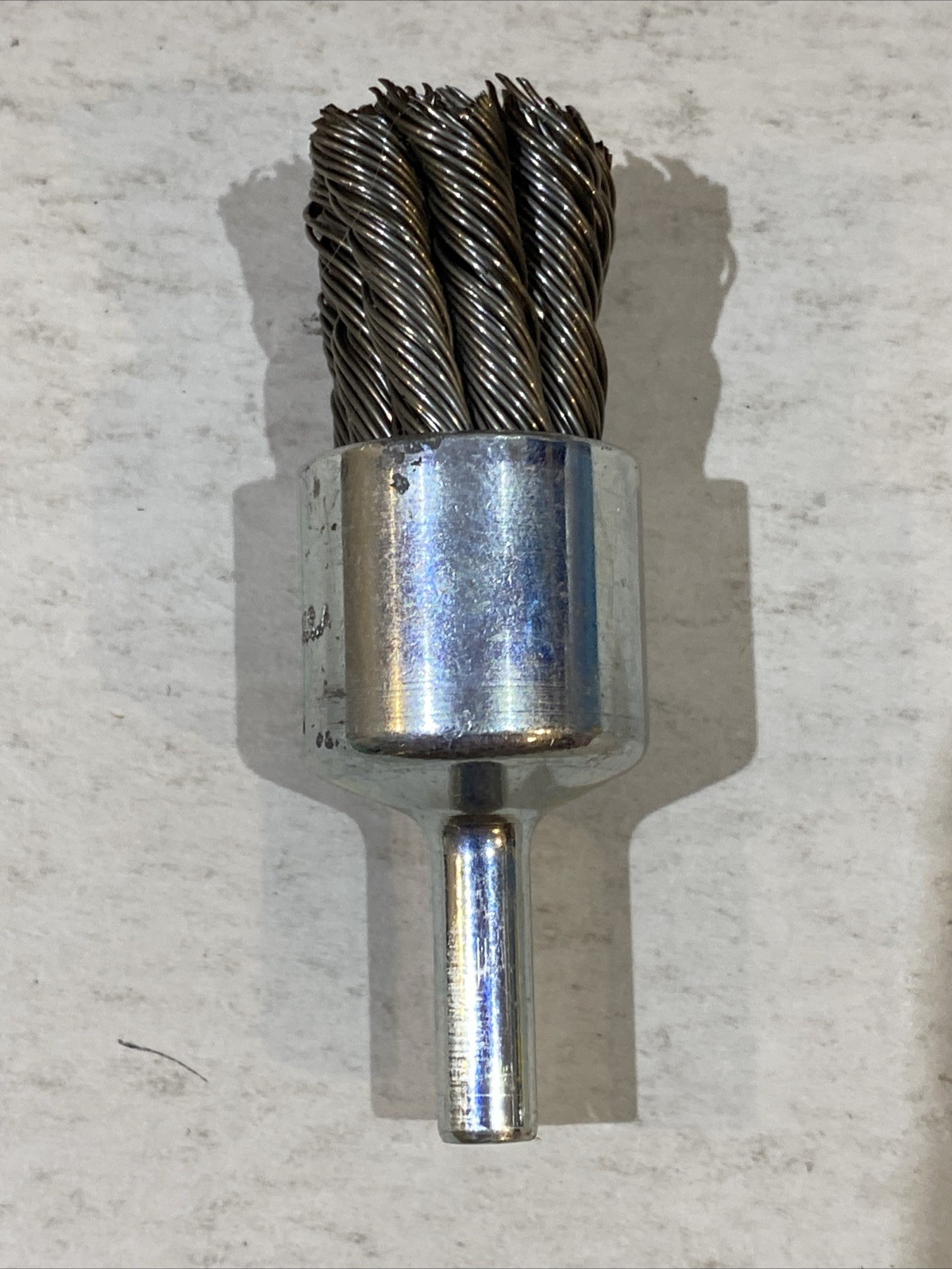WEILER 90192 Crs Knot Wire End Brush,Steel,3/4 In. 4F709 1/4″ Shank FREE SHIP!