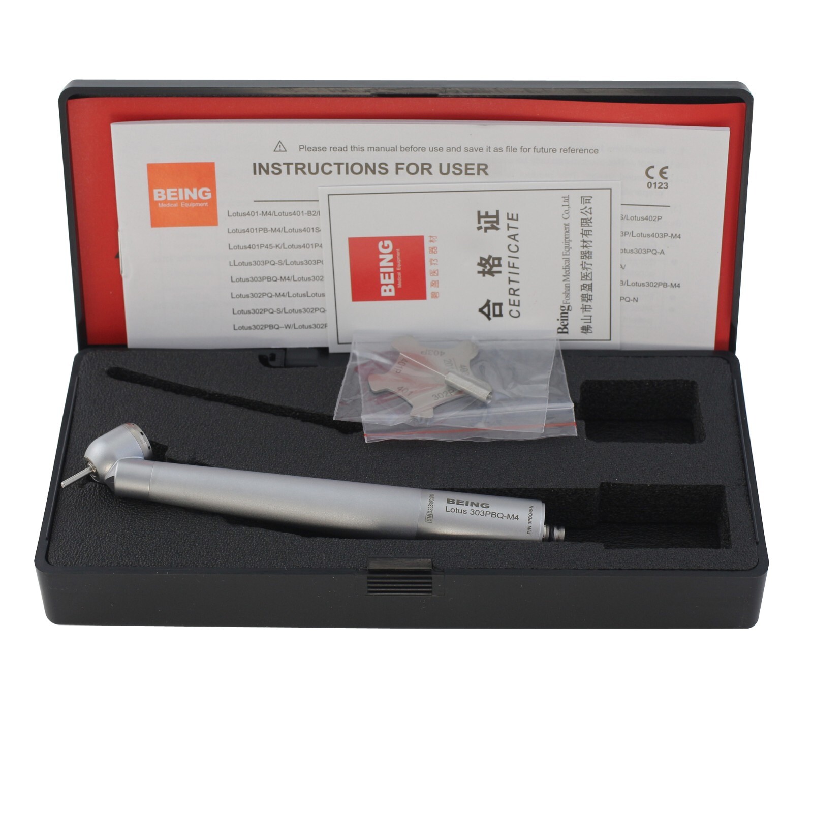 BEING Dental Surgical Handpiece 45 Degree Angle High Speed NSK Phatelus Coupler