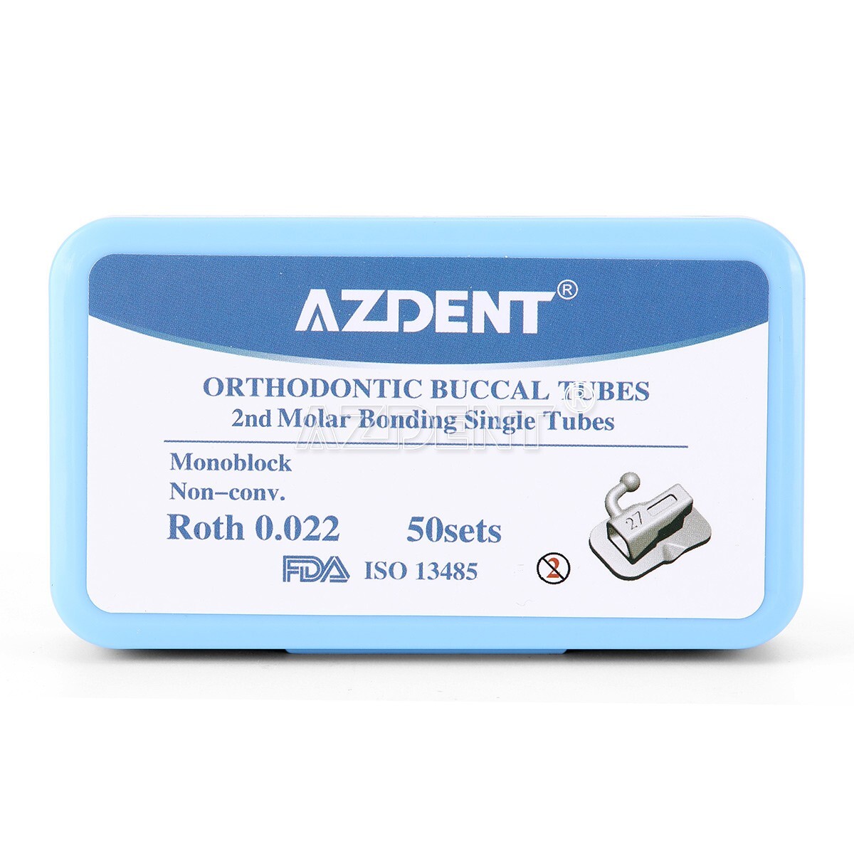 Dental Ortho Buccal Tube 1st /2nd Molar Bondable Non-Conv MBT/ Roth 022 /018