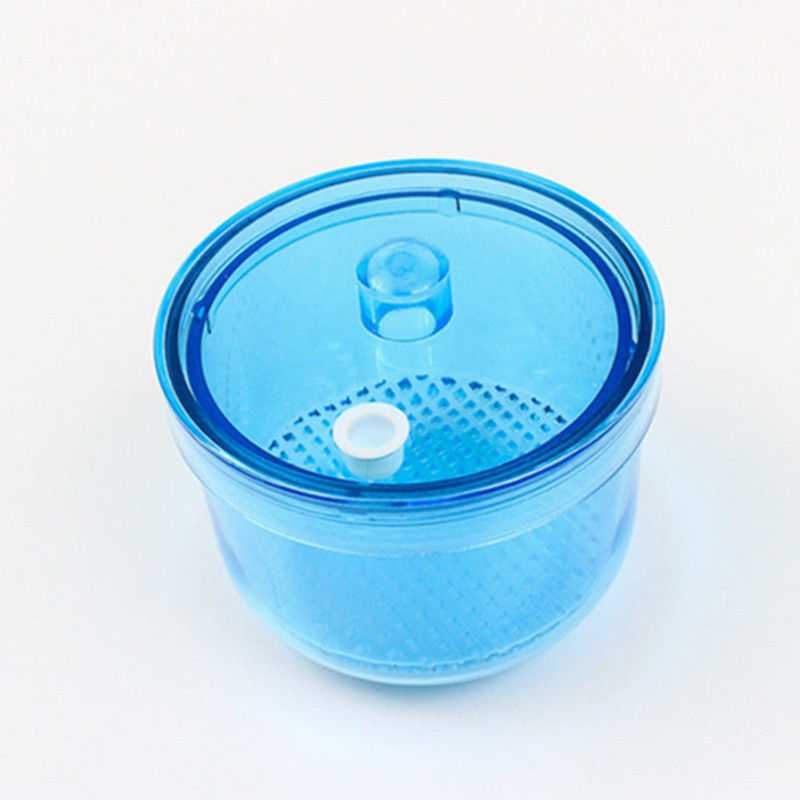Dental Autoclavable Sterilization Cleaning Box Soak Cup Net Case Blue 135°C