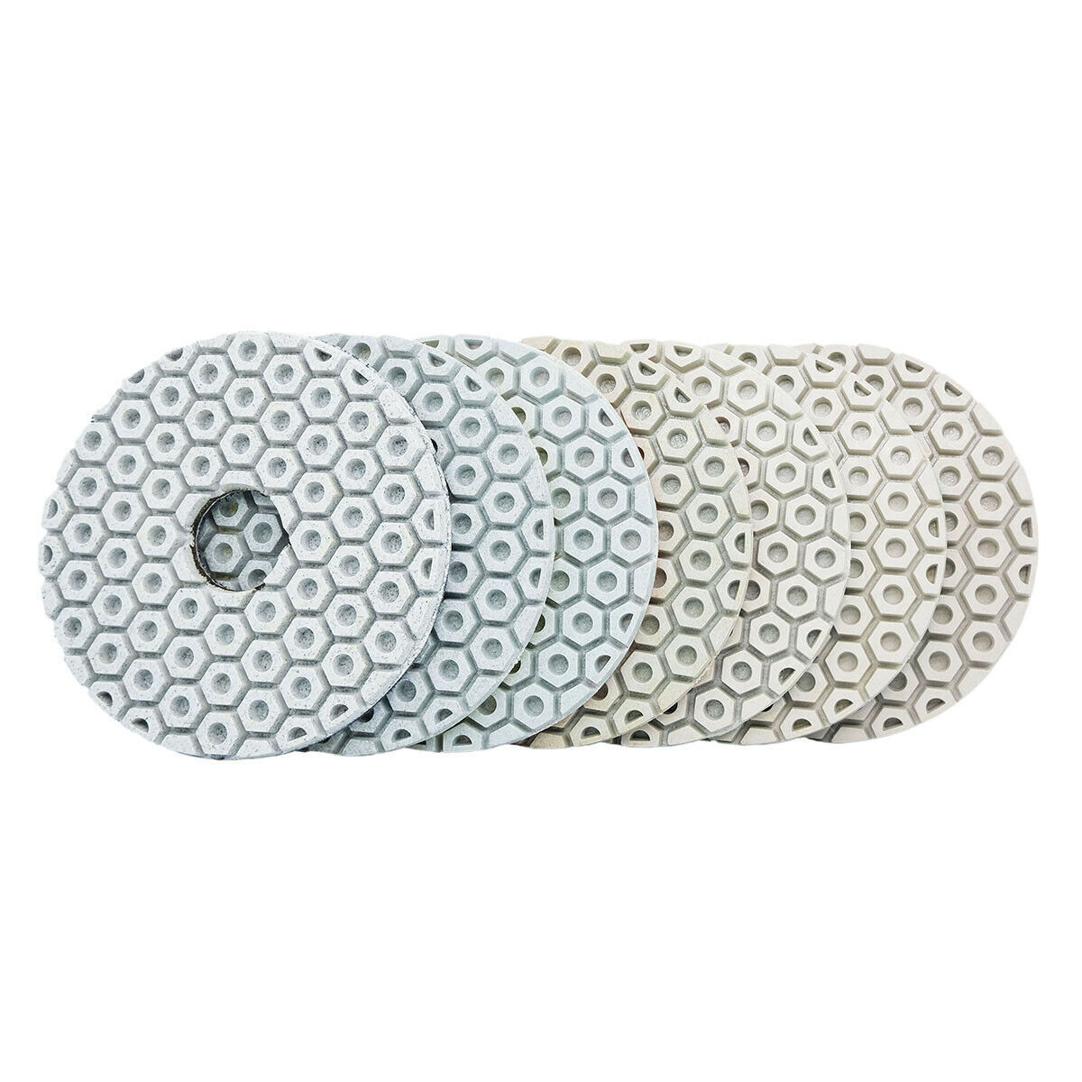 7 Inch Long Lasting 14 Polishing Pad Grit 50 100 200 400 granite concrete marble