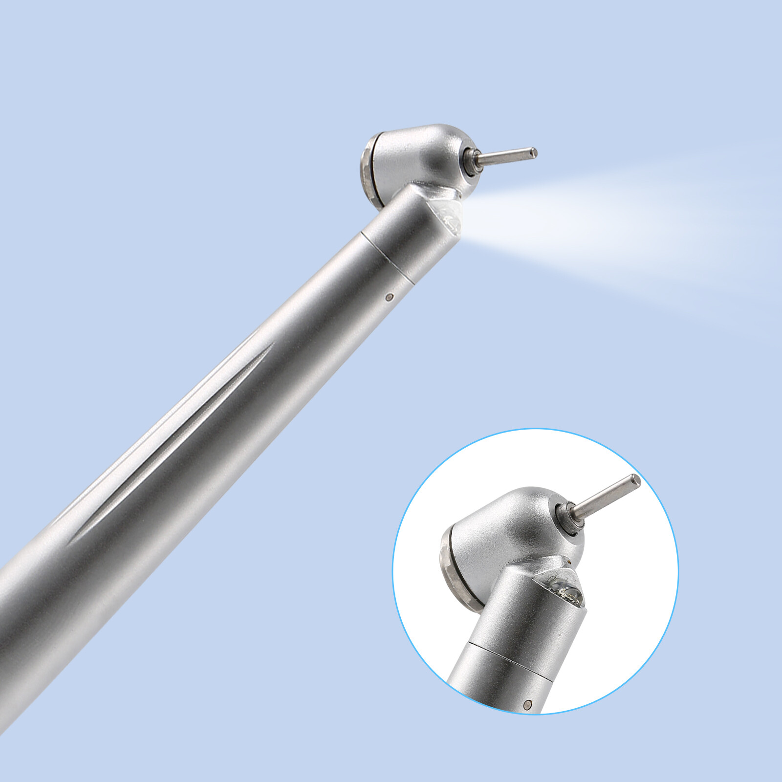 Turbina Dental LED 45 Degree Surgical High Speed Handpiece Push