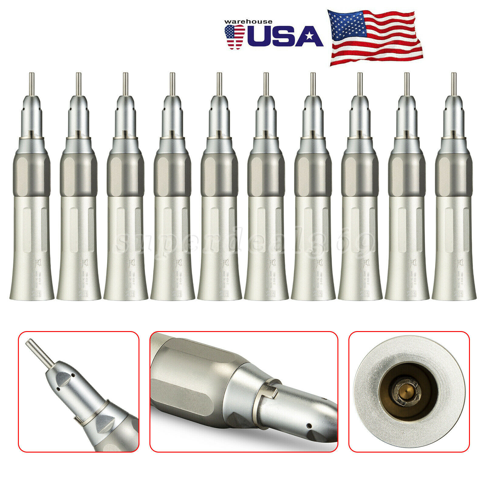 NSK Style Dental Handpiece Low Speed 1:1 direct drive Air Pressure Straight SA