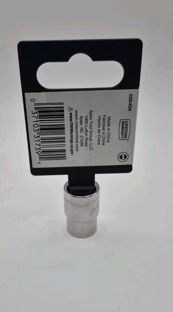 Crescent 3/8″ Drive 10mm, 12 Point Standard Metric Socket – CDS40N