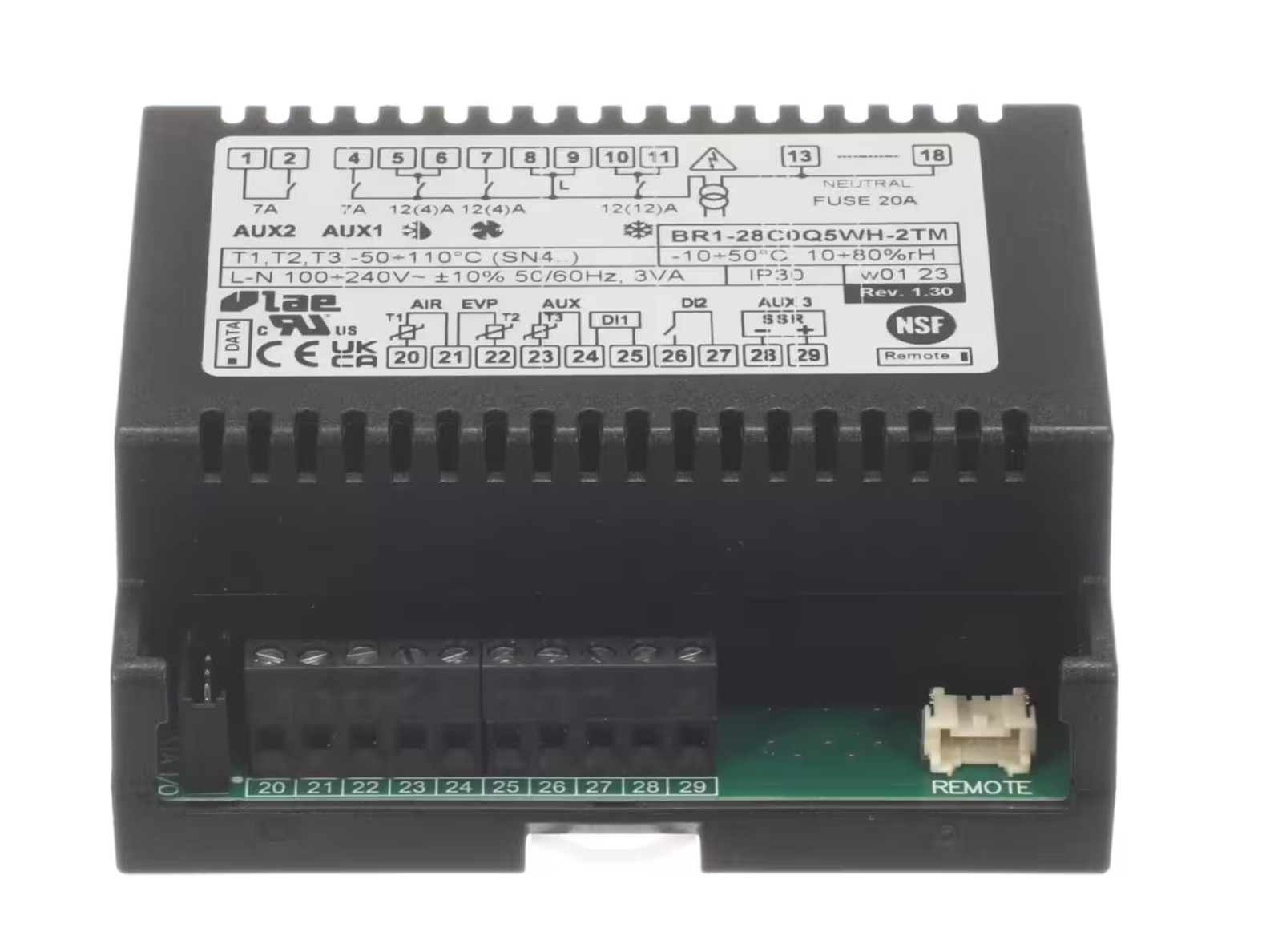 True 200983 Temperature Control, LAE BR1-28COQ5WH 2TM