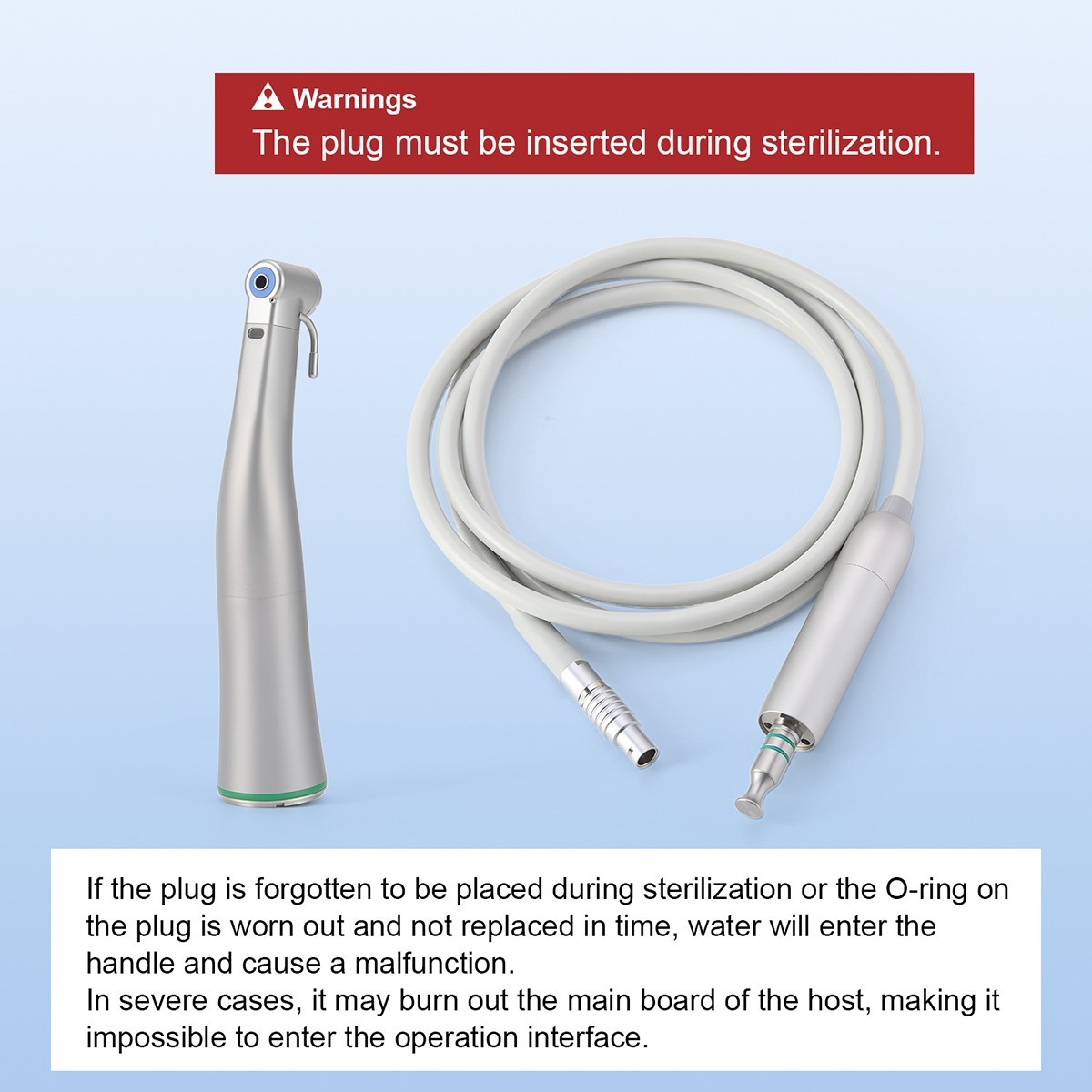AZDENT Dental Surgical Implant System Motor Touch Screen+20:1 LED Handpiece
