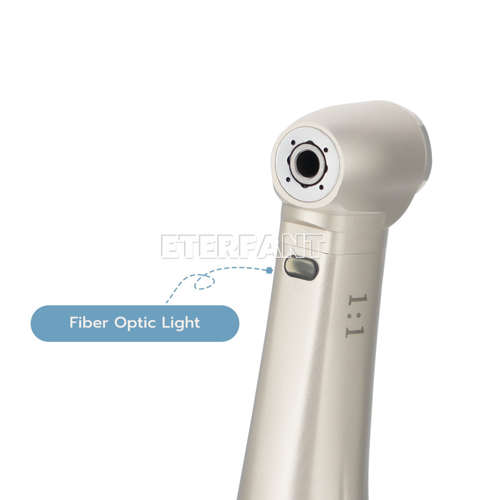 ETERFANT NSK Style Dental 1:1 Fiber Optic LED Slow Speed Contra Angle Handpiece