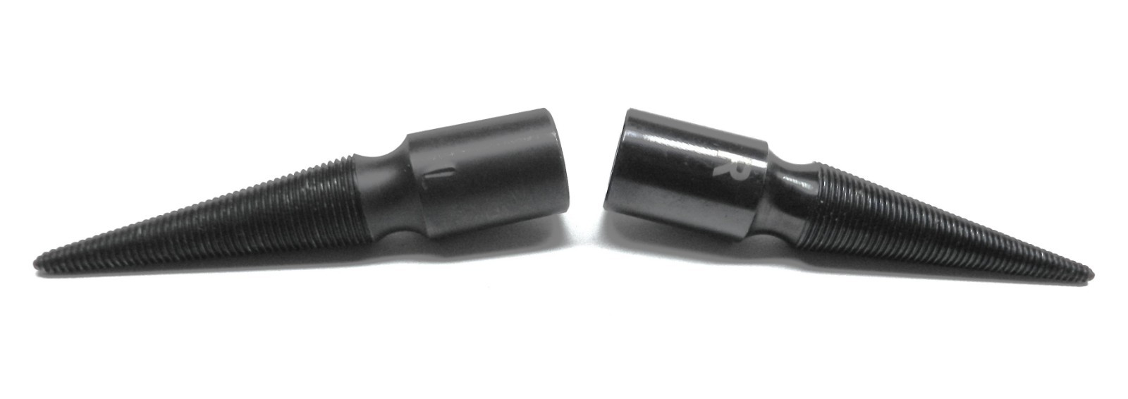 Baldor Lathe Motor Spindle Set Right & Left 3/8″ Arbor Friction Grip 3-1/2″ L