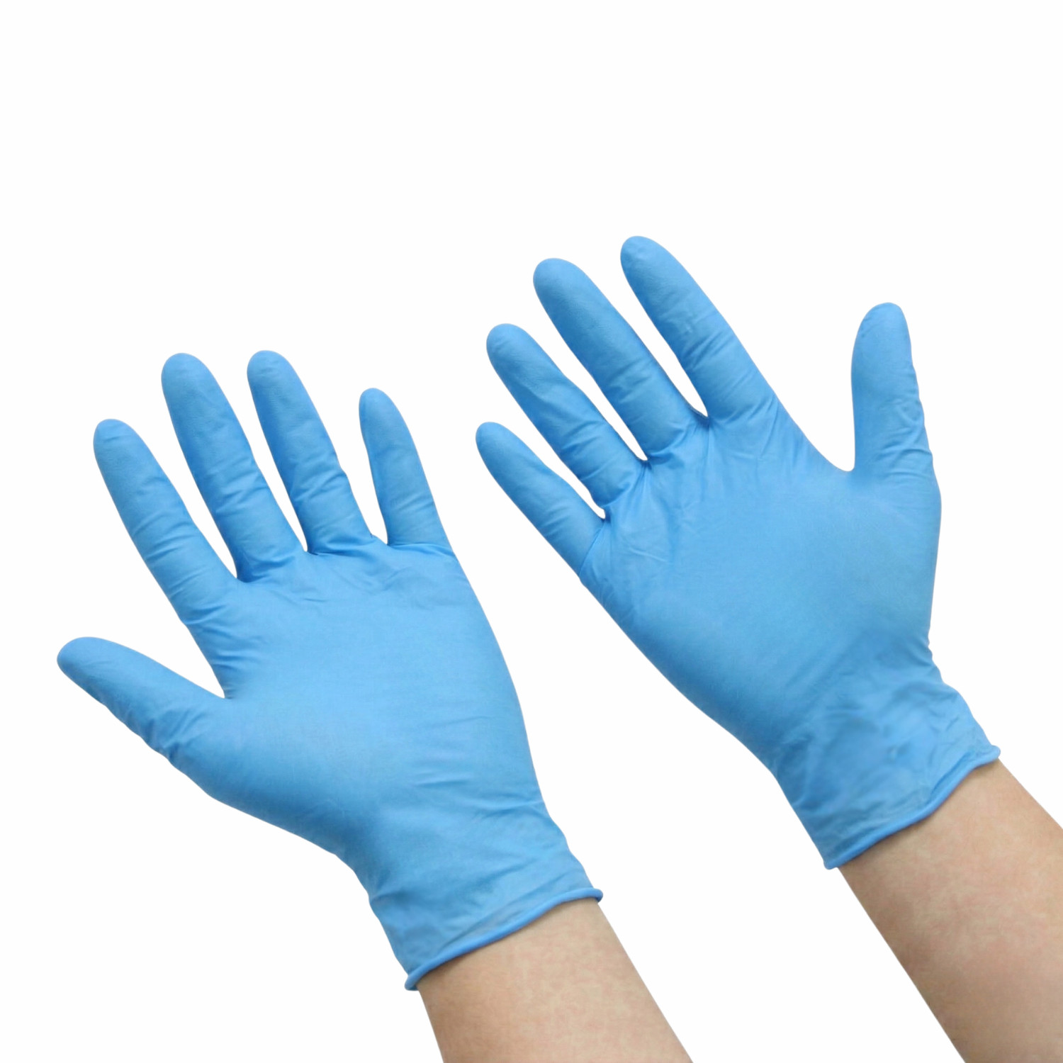 1000 Blue Nitrile Gloves 4 Mil Powder Free ( Non Latex Vinyl) 2XL