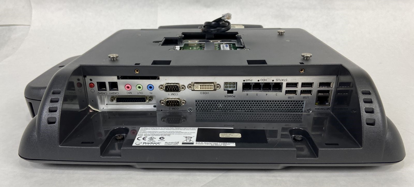 Radiant Aloha NCR P1560-0057 15” POS Touchscreen Terminal T7500 2.2GHz Win 7 4