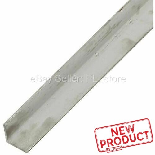 1/8″ Stainless Steel Angle 3/4″ x 3/4″ x 7 Feet 90° Hot Rolled 304 Mill Finish