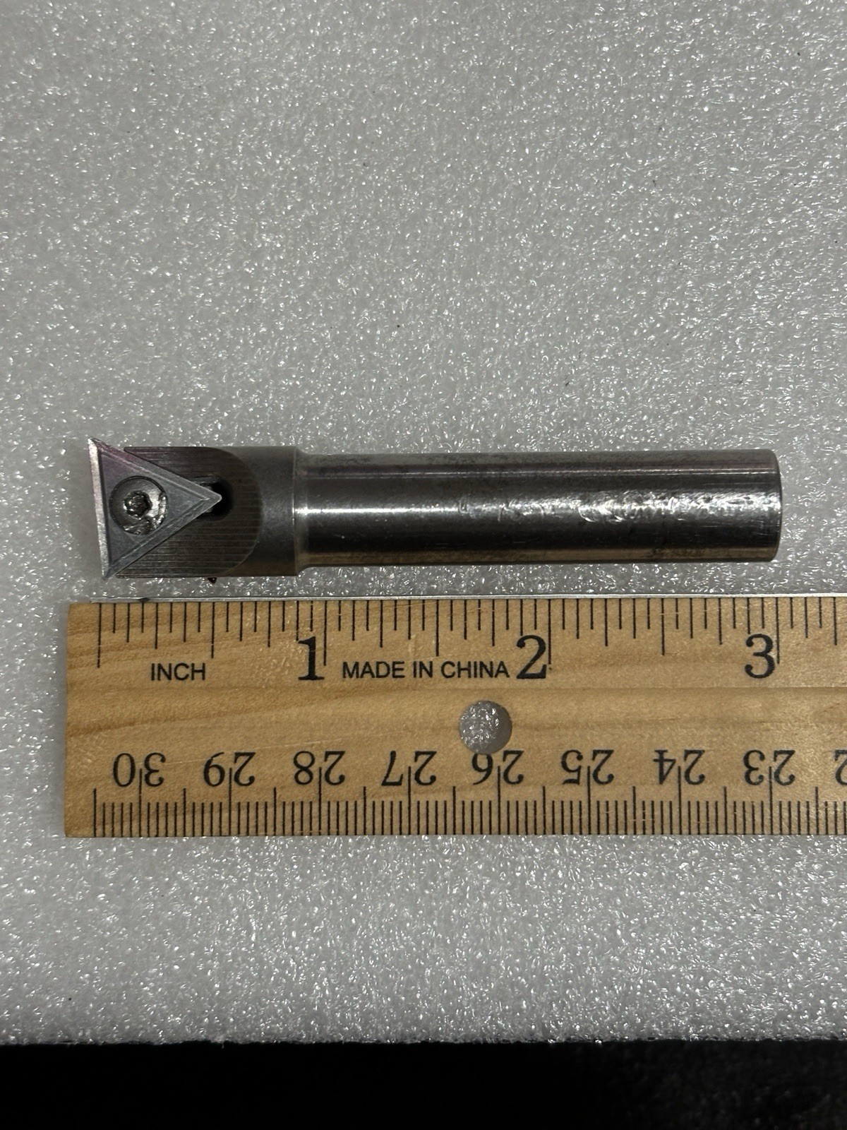 Lot of 7 Valenite Carbide Inserts VC-2 TNEA 322 KK & Boring Bar (Used) as Shown