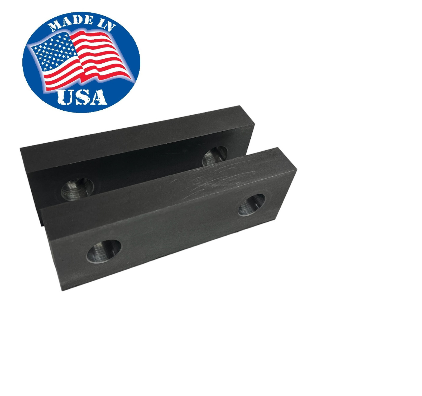 6″ x 2″ x 1″ Machinable Steel Vise Soft Jaws Fits Kurt 6″ Vises 6x2x1 Haas .