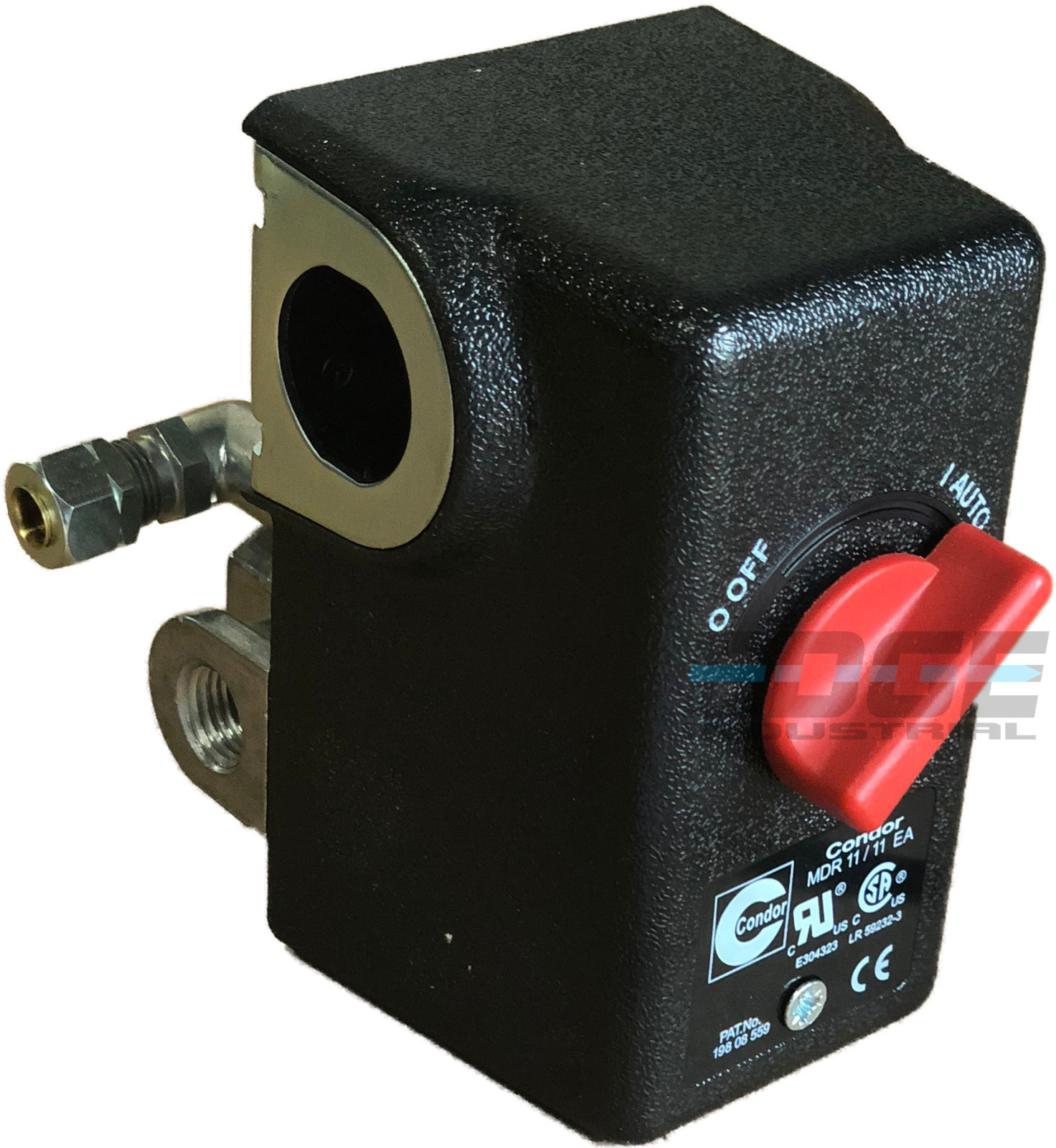 HEAVY DUTY CONDOR PRESSURE SWITCH, 26AMP, 11GC2E, 100/125 PSI, 4-PORT, 1/4″ FNPT