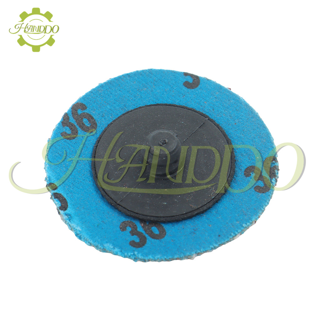 50Pcs 36 Grit 2″ Roll Lock Die Grinder Sanding Grinding Disc Maximum 25,000 RPM