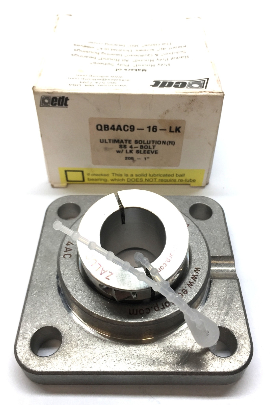 Timken EDT Stainless Steel Bearing Assembly QB4AC9-16-LK NOS