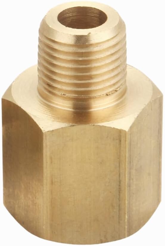 1/4 Inch Female to 1/8 Inch Male, Reducing Adaptor Brass Pipe Fitting, NPT Adapt