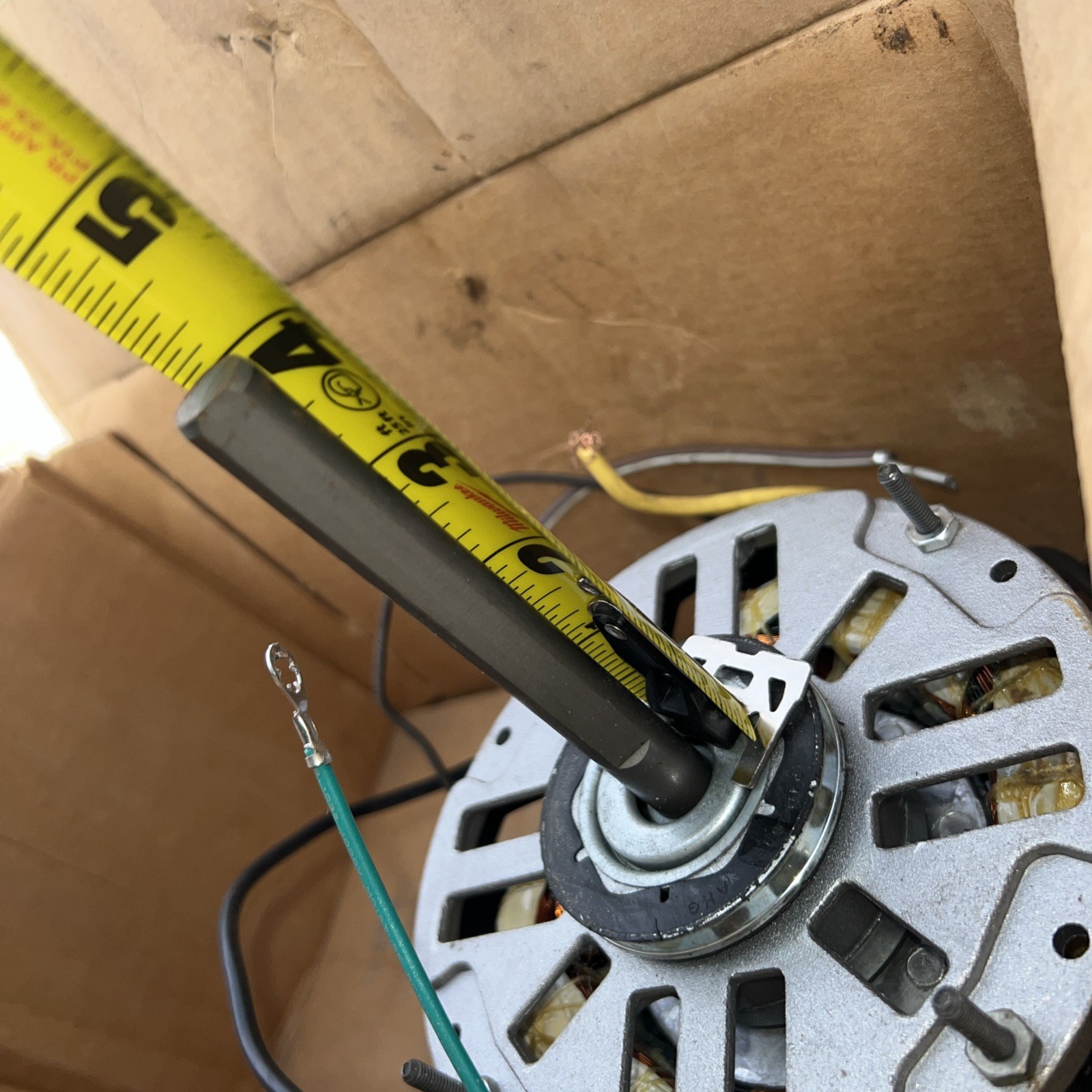 AO Smith 4KA26 Direct Drive Blower Motor Resilient Ring 1/3 hp F48N03A01 1/2×4.5