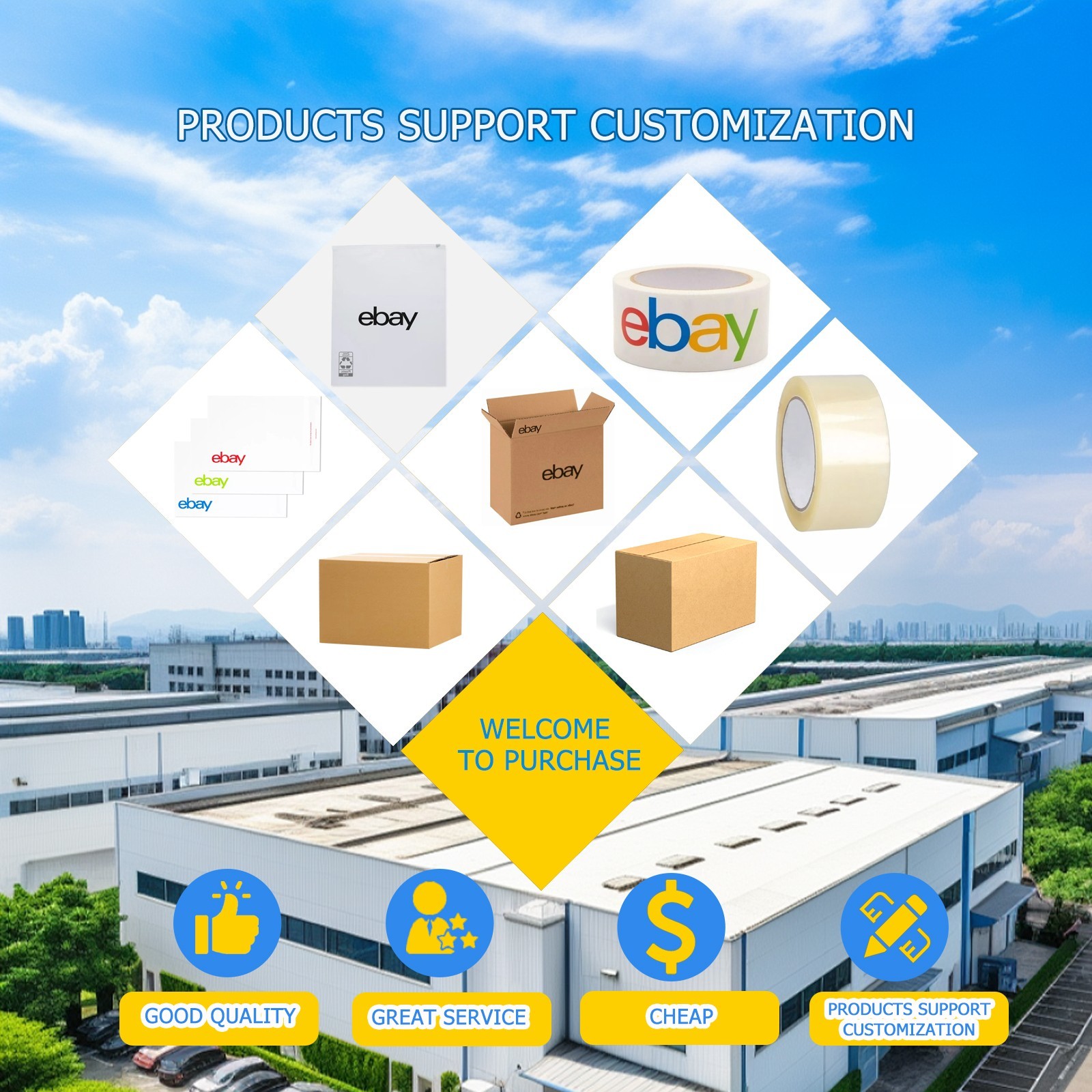 100-800pcs 12″x15″ 10″x12.5″ Self Sealing ShippingBags Polyjacket/Polymailerebay