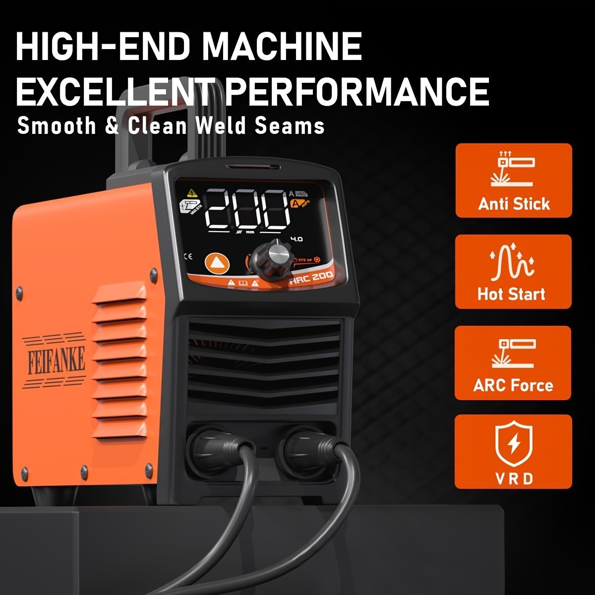 200A Stick Welder 110/220V ARC/MMA/Lift TIG Welding Machine Portable, IGBT