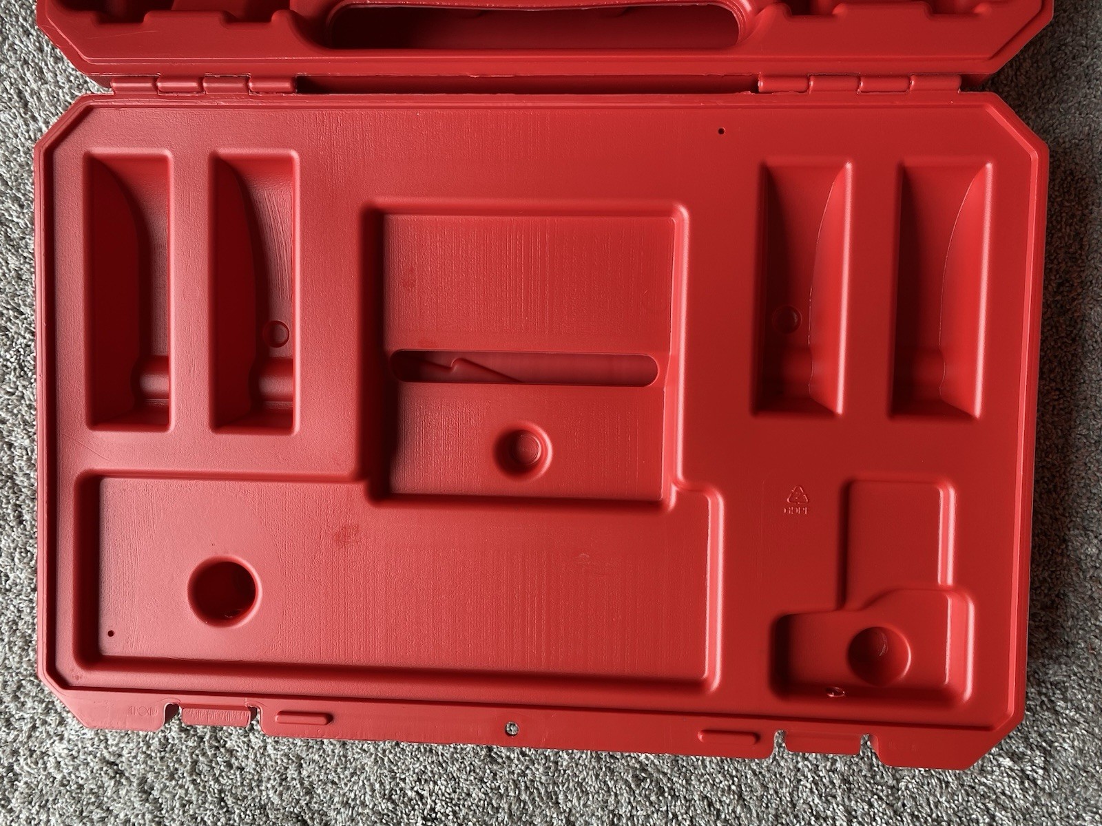 New Milwaukee M12 Force Logic Press Tool Case Only 2473-20 Unused Hard Carry Box
