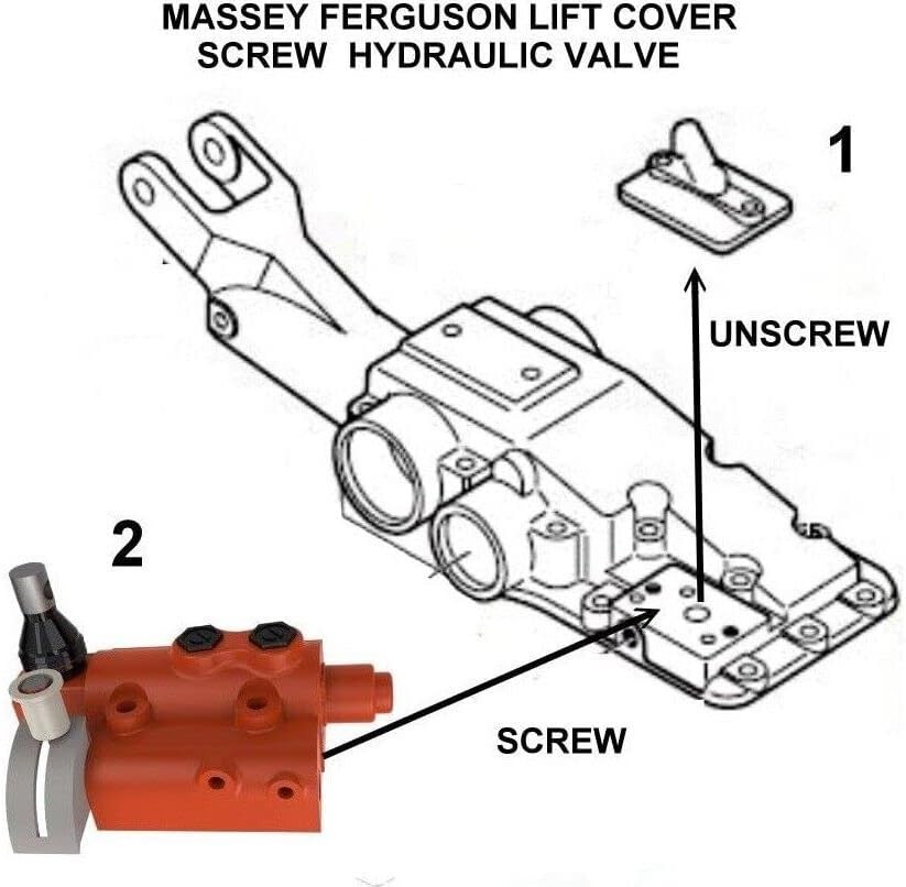 Single Hydraulic Remote Kit Massey Ferguson 35 50 65 135 150