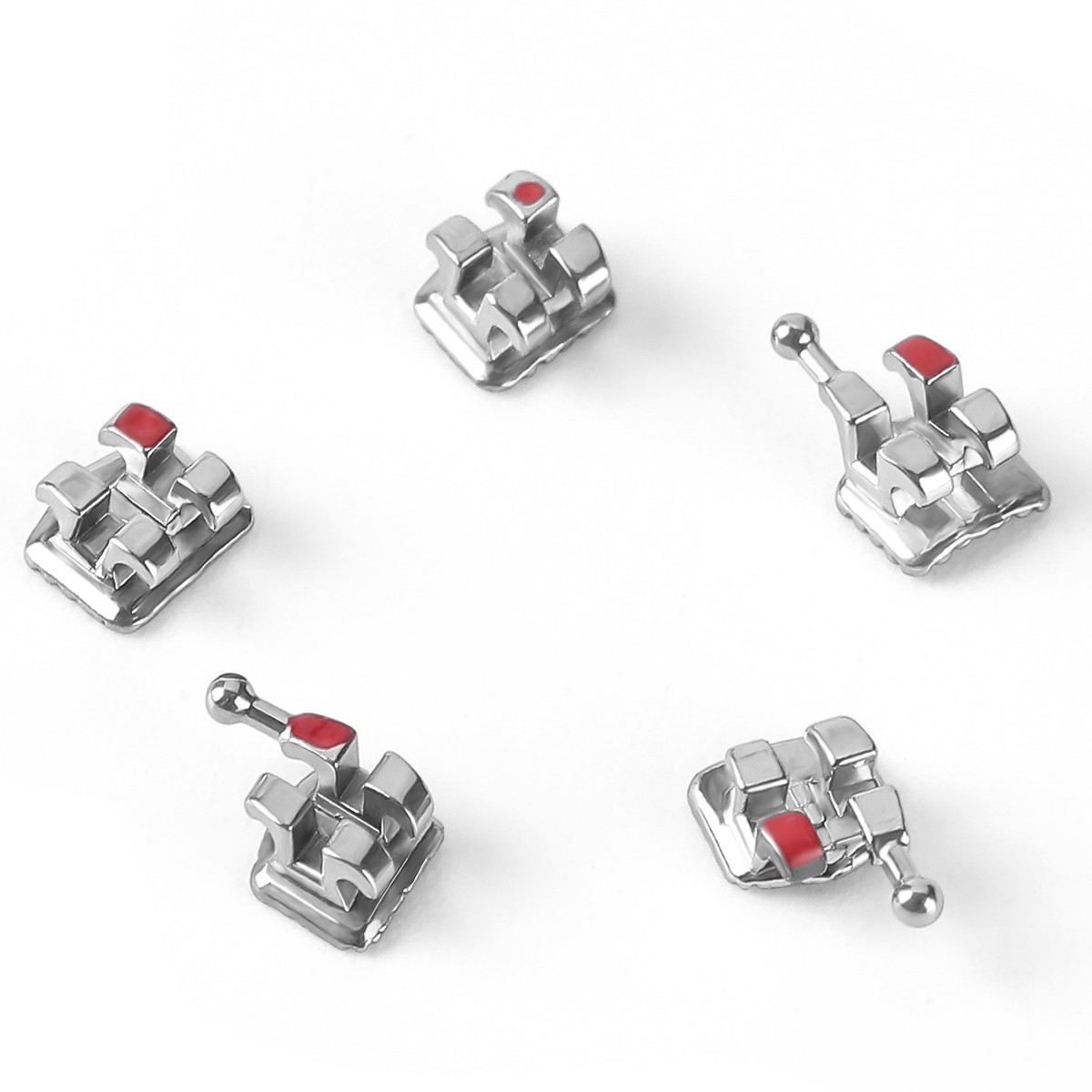 50 Sets Dental Orthodontic MIM Monoblock Brackets Mini MBT 0.022″ Hooks AZDENT