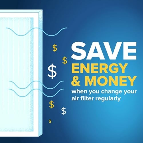 Filtrete 16x25x4 AC Furnace Air Filter, MPR 1000, MERV 11, 16x25x4, White