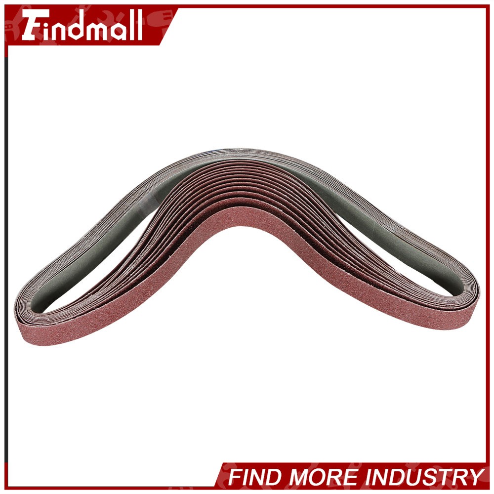 Findmall 12 Pack 1″ x 42″ Sanding Belts 60 80 120 150 240 400 Grits Belt Sander
