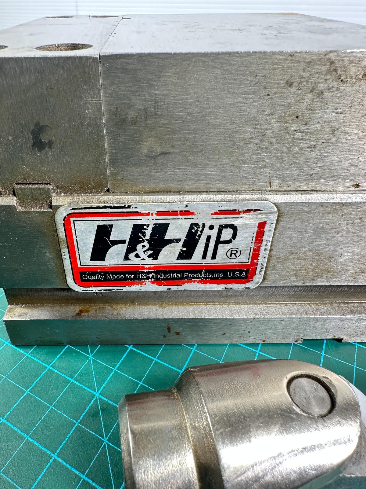 HHIP Machine Vise Flat Jaw Milling Grinding Clamp Base W Handle Steel