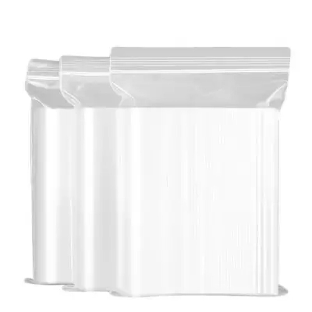 Clear Plastic 2 Mil Reclosable Zip bags 12″ x 15″