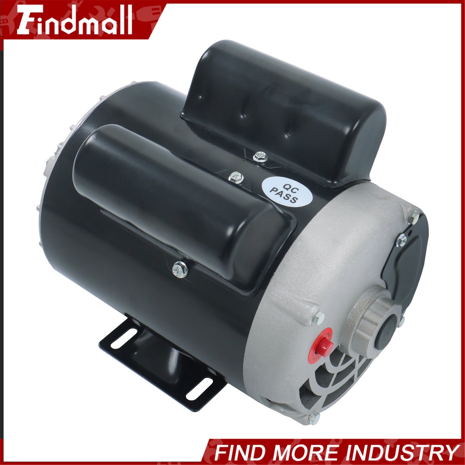 Findmall Electric Motor 3HP SPL 3450RPM 56 Frame 1Phase 115-230Volt