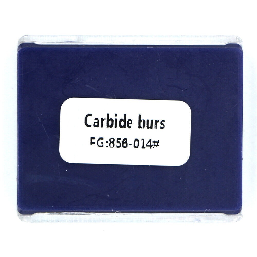 10-100PCS Dental Super Crown & Bridge Carbide Burs FG 856-014, FG Shank BOMAOER