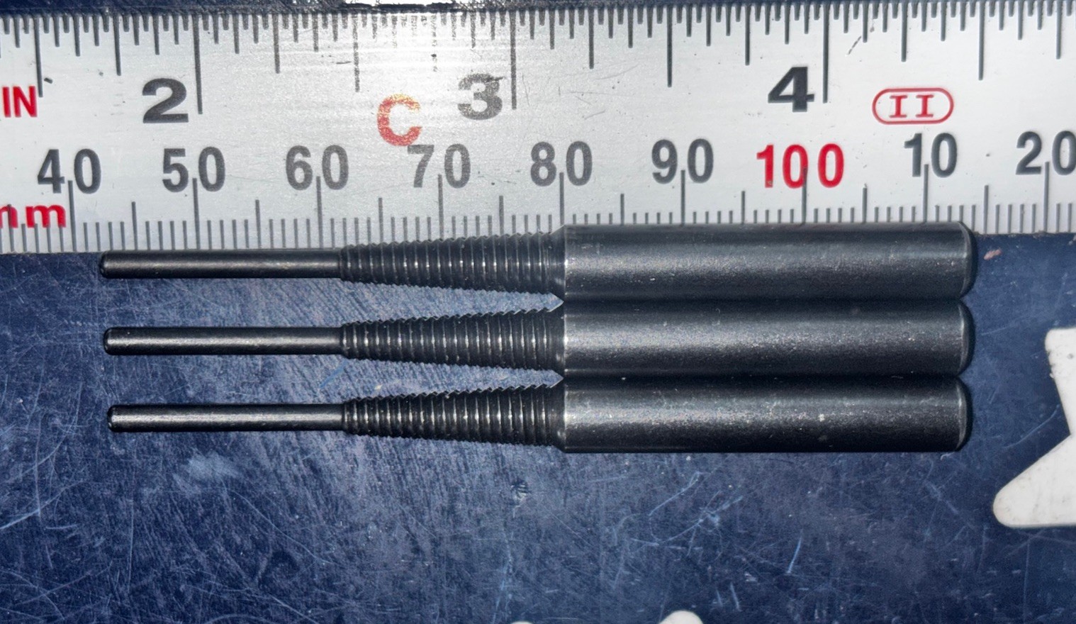 3X R&N #6-48 NS 2FL HS HSS TAP (S) TAPER 1253-1258 111155 3 Taps