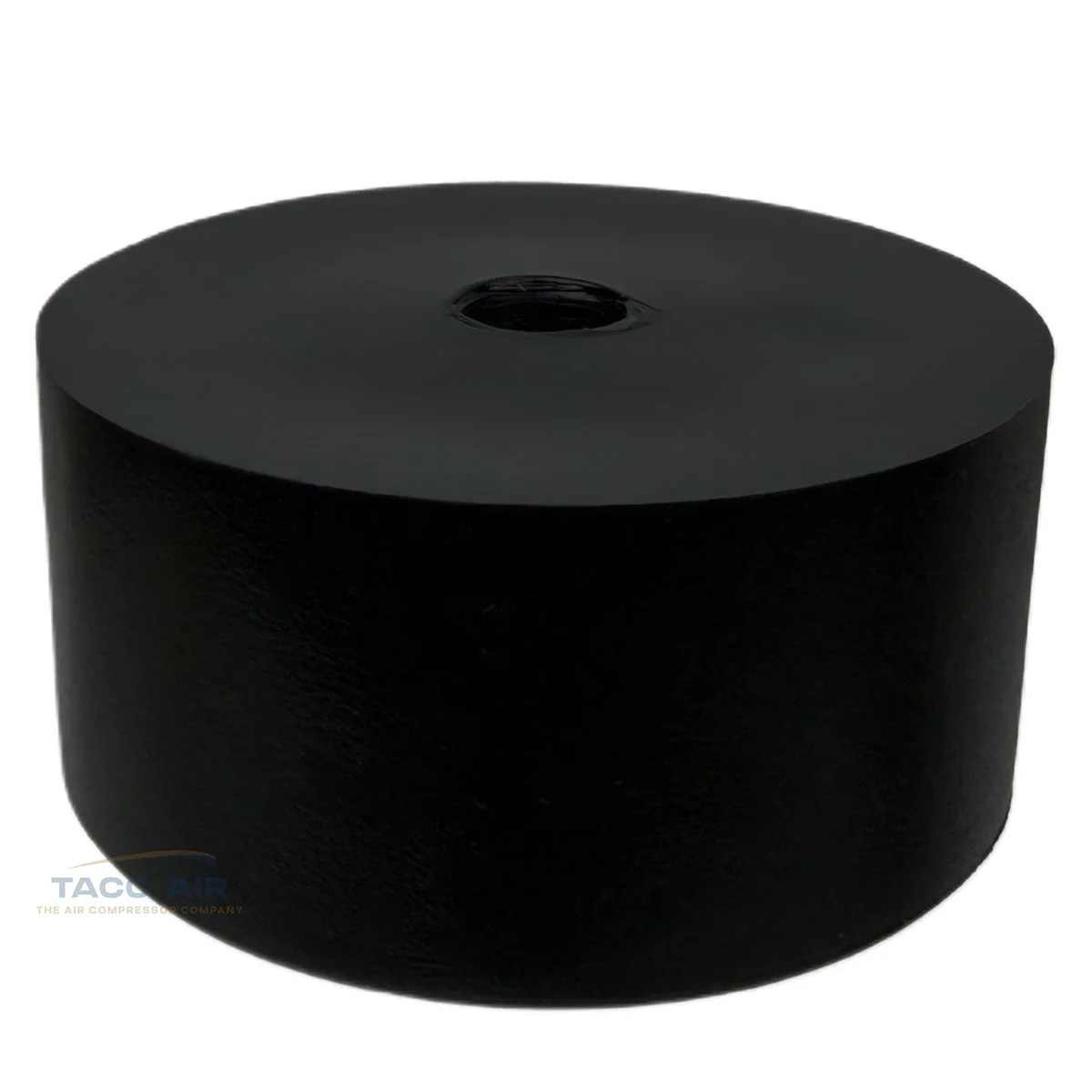 2 PC Pack 1.5″ x 3/4″ Round Air Compressor Rubber Feet / Foot Vibration Pad Set