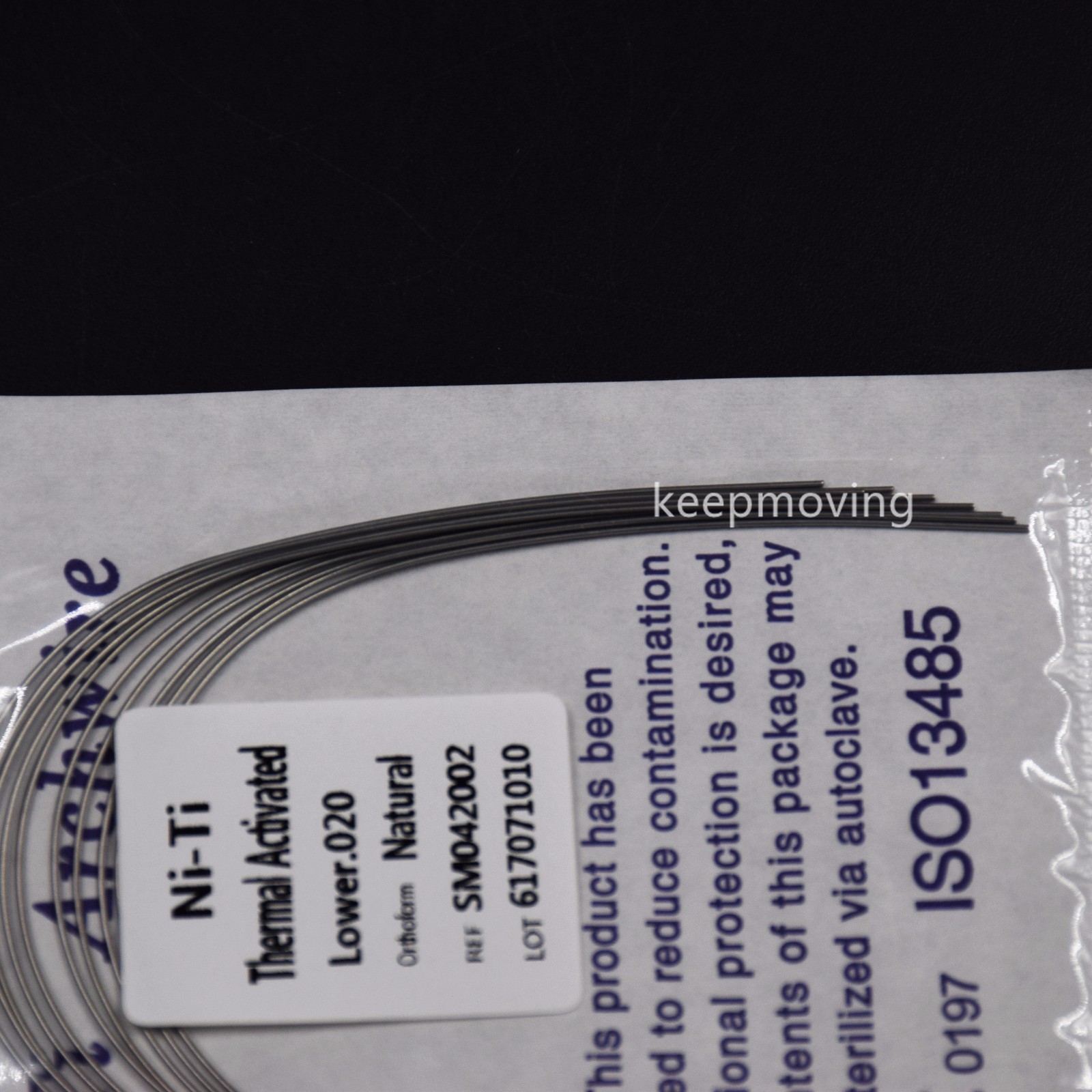 10 Pcs Dental Ortho Niti Thermal Activated Round Natural Arch Wire Form All U/L