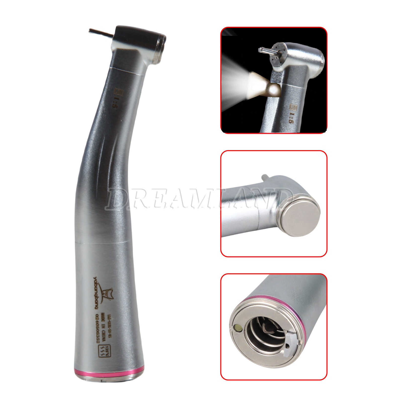 Dental Brushless LED Electric Micro Motor/1:1 1:5 Contra Angle Handpiece UPS