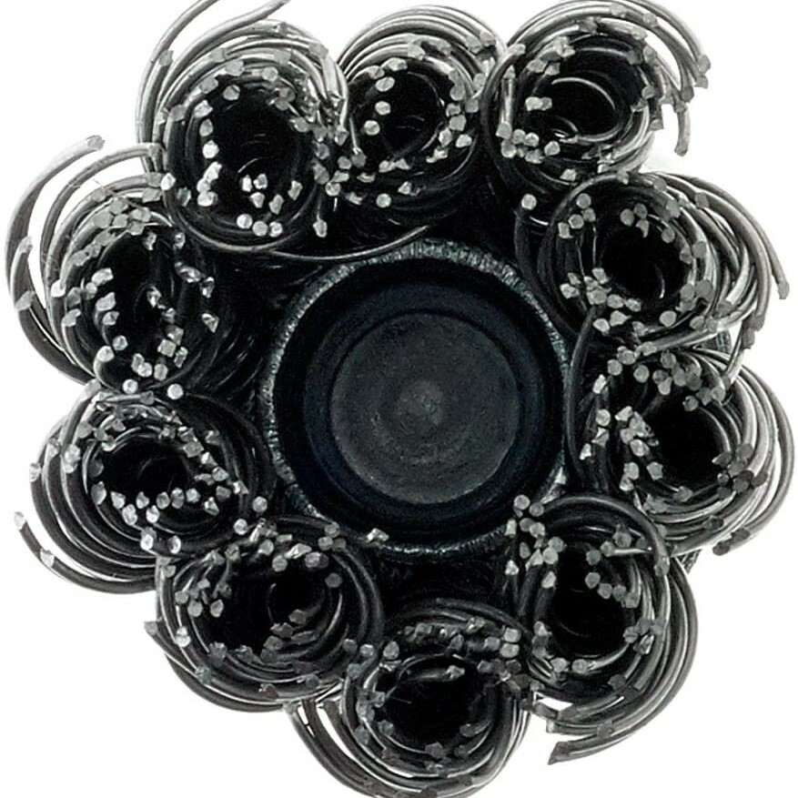 10 pack – 1″ Wire Knot End Brush Stainless Steel 1/4″ Shank Drill or Die Grinder