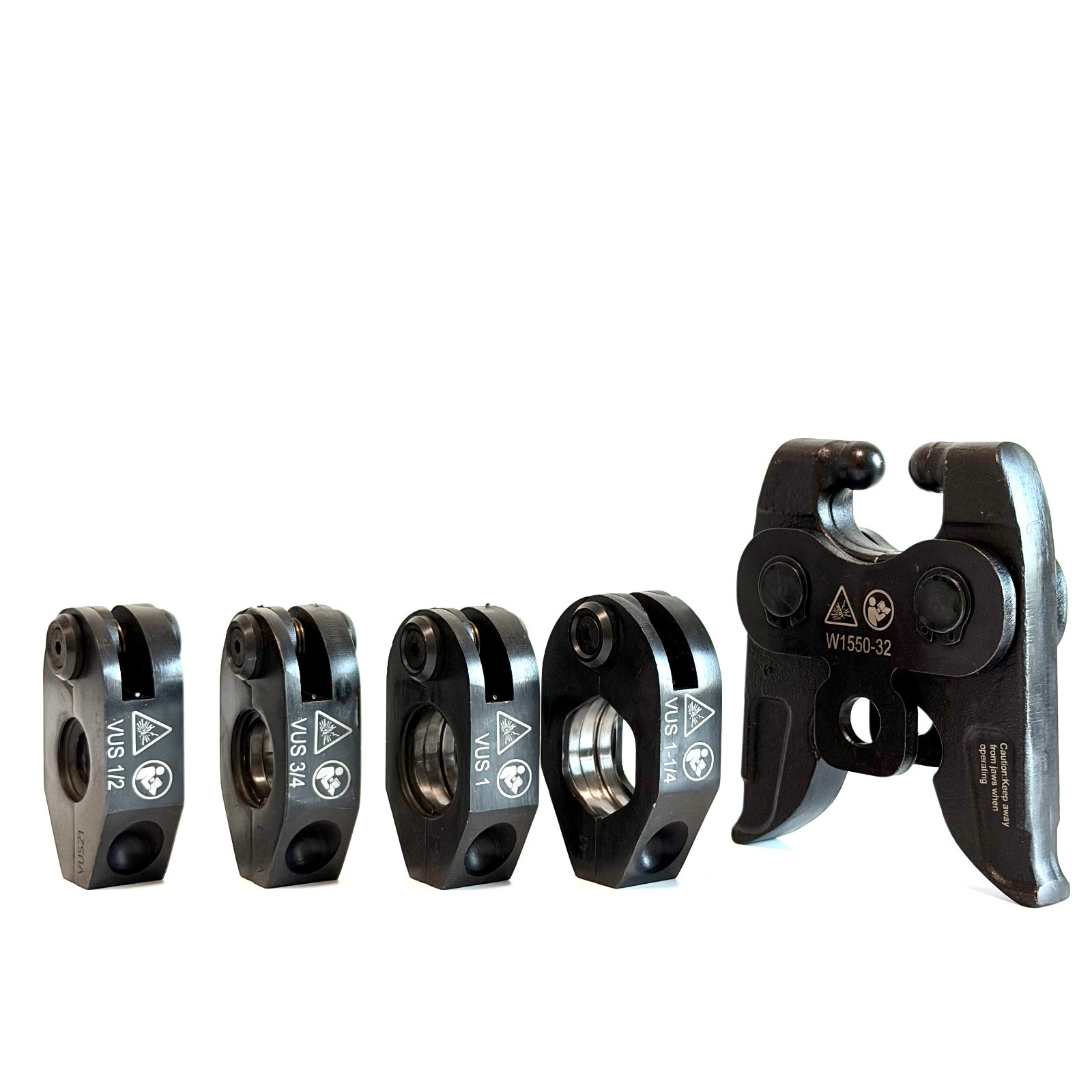 Rotating Press Jaws Set 1/2″ 3/4″ 1″ 1-1/4″for Milwaukee Ridgid US Warehouse