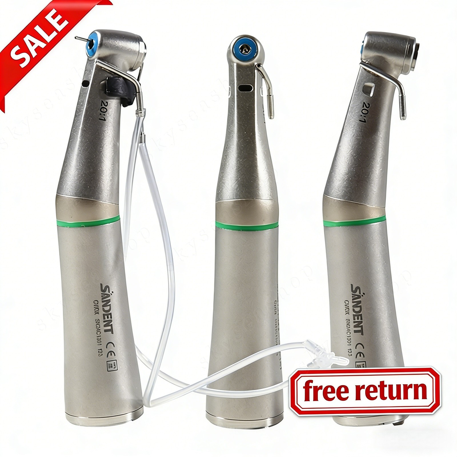 Dental 1:5 LED Fiber Optic Contra Angle Handpiece compatible NSK Ti-MAX X95L