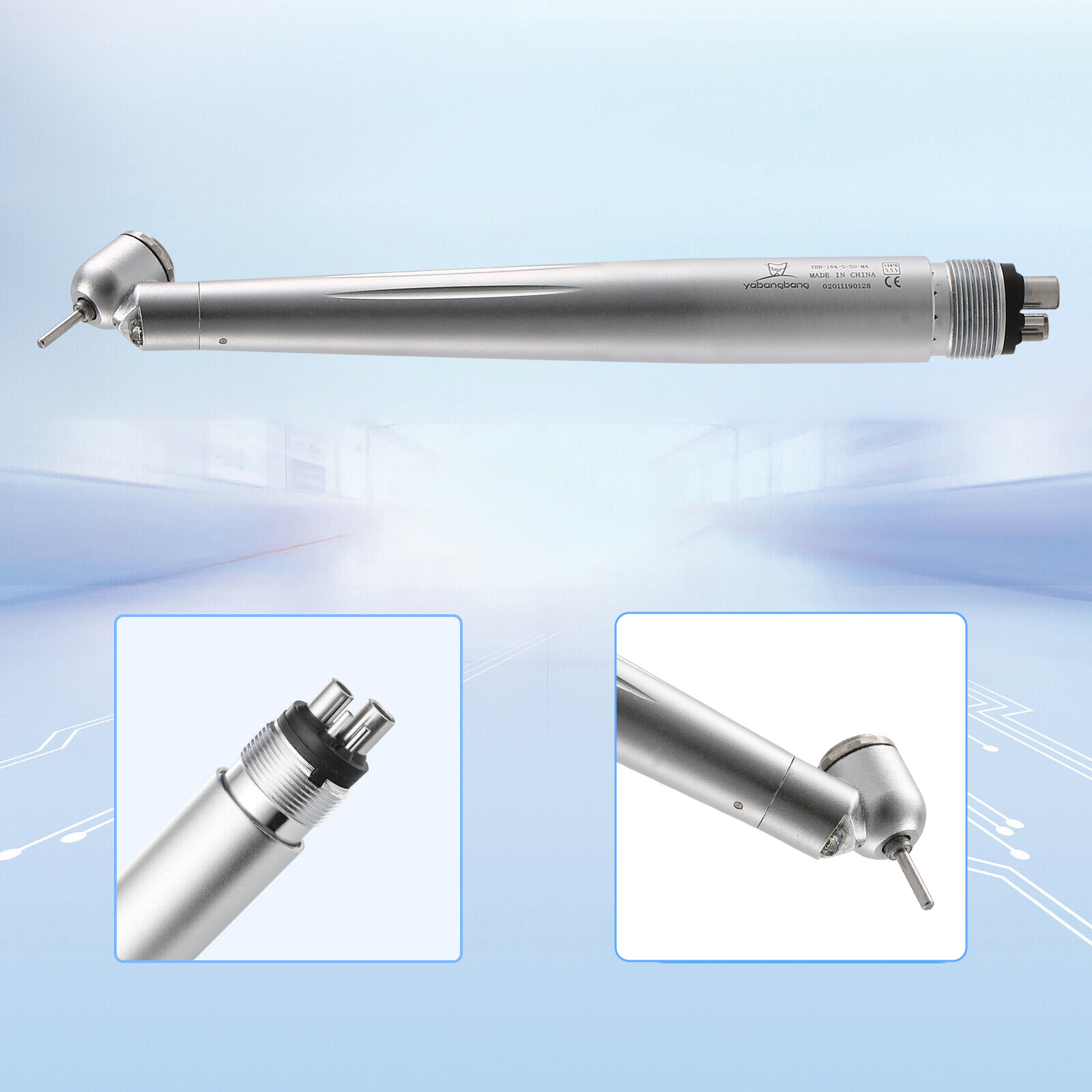 Turbina Dental LED 45 Degree Surgical High Speed Handpiece Push
