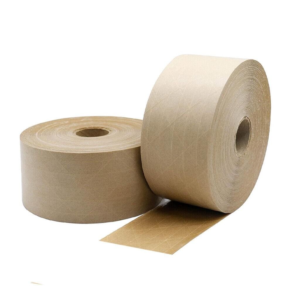 Wolverine Water Activated Gum Tape 2.75″ x 333 Yards 5.5 Mil Kraft Tape 6 Rolls
