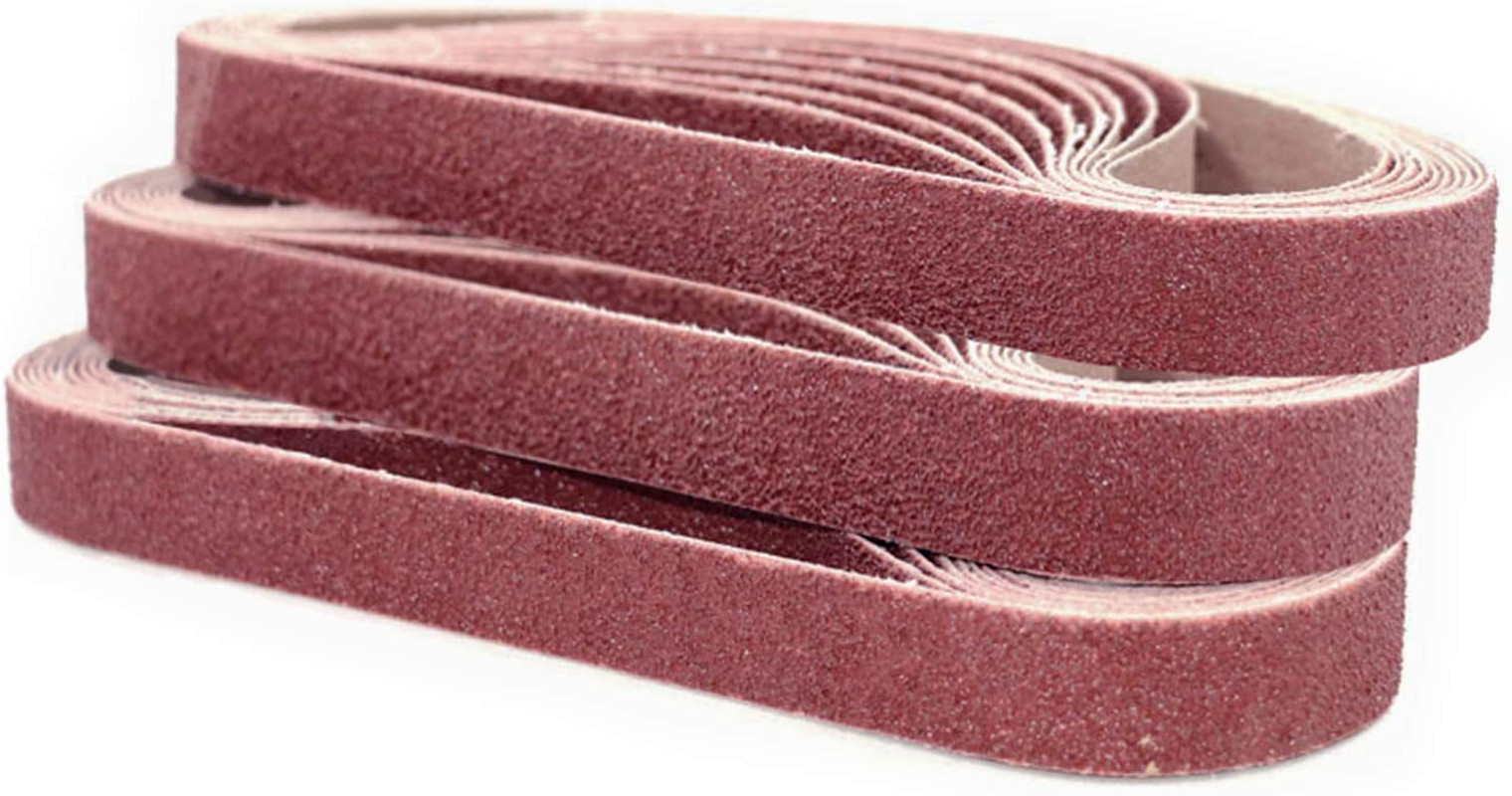 4 x 24″ Sanding Belt 60 80 150 Grit 30 PCS Aluminum Oxide Sandpaper Sanding belt