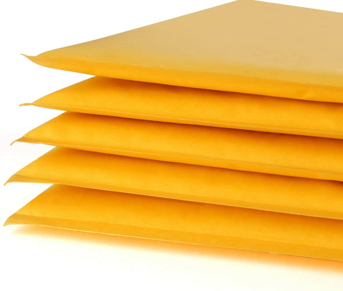 Kraft Bubble Mailers Shipping Bags Mailing Padded Self Seal Envelope Any Size