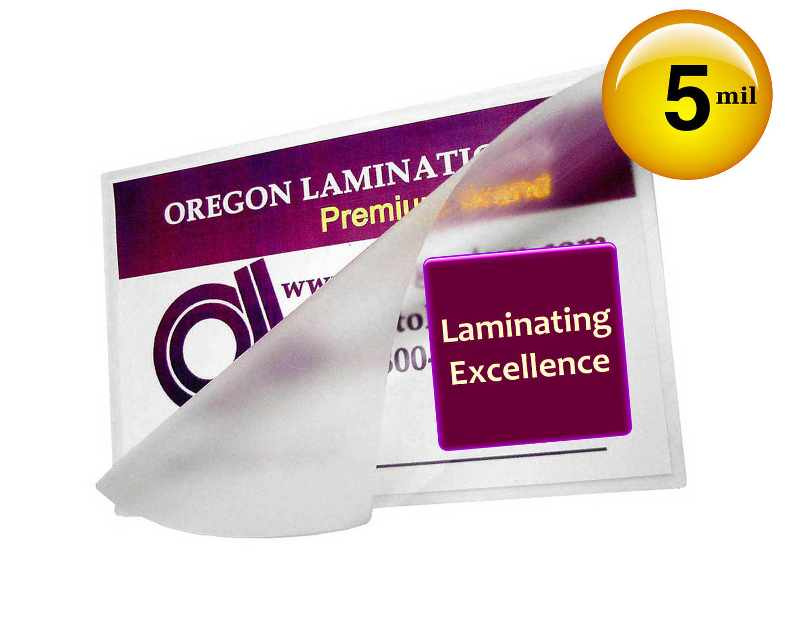 500/pack Prayer Card size Hot Laminating Pouches 5 Mil 2-3/4 x 4-1/2, 2.75 x 4.5