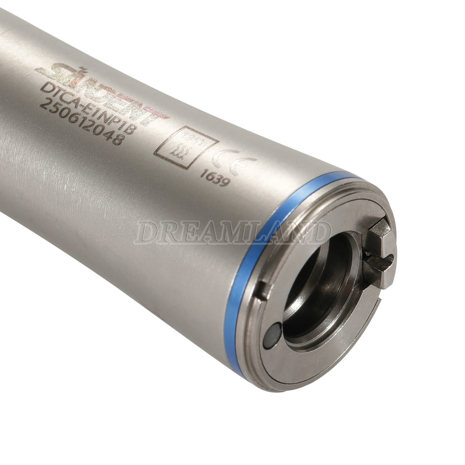 Dental 1:1 LED Light Fiber Optic Contra Angle Handpiece Fit E-type Motor DT USA