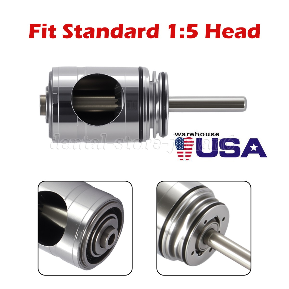 Dental Handpiece Rotor Cartridge for 1:5 Electric Contra Angle /LED handpiece